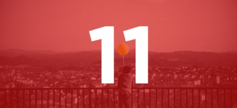 11 para os de menos de 11